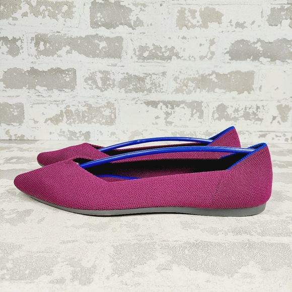 New Rothy's The PointPurpleBallet Flats V653